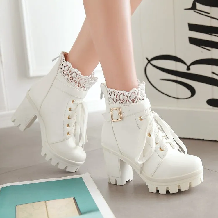 Chic Lace Boots