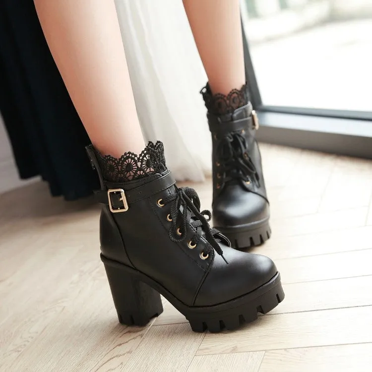 Chic Lace Boots