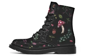 Herbology Boots - Vegan Leather Doc-Style Boots with Durable Stitched on Soles