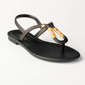 Ipanema Glam Thong Sandals - Black