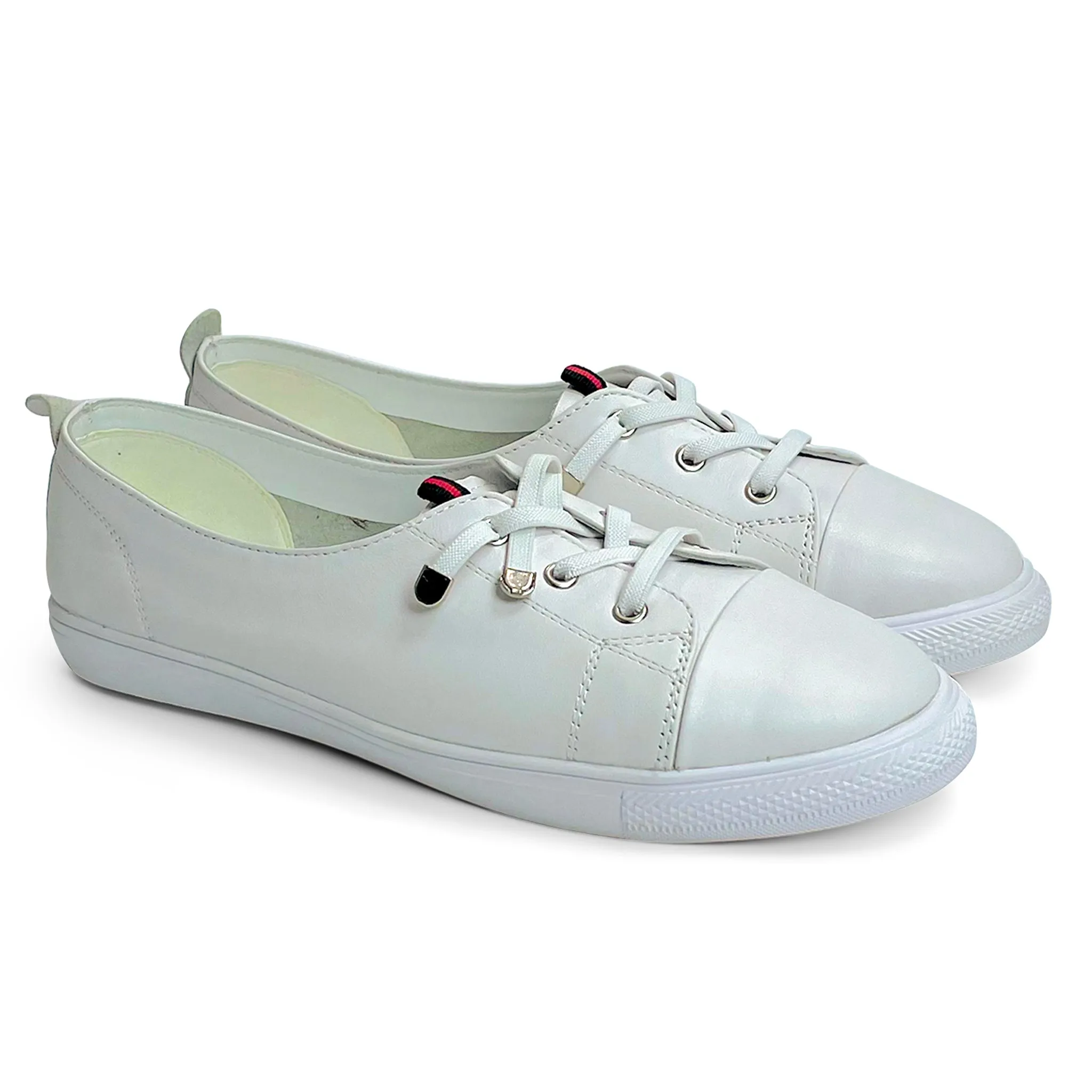 Lambskin leather lightweight sneakers - 70036