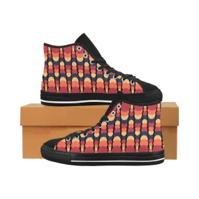 Men's Fire Ball Canvas High Top Shoes