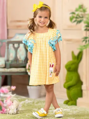 Pretty Plaid, Please Tassel Easter Dress