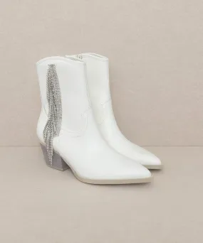 Roland Rhinestone Fringe Boot