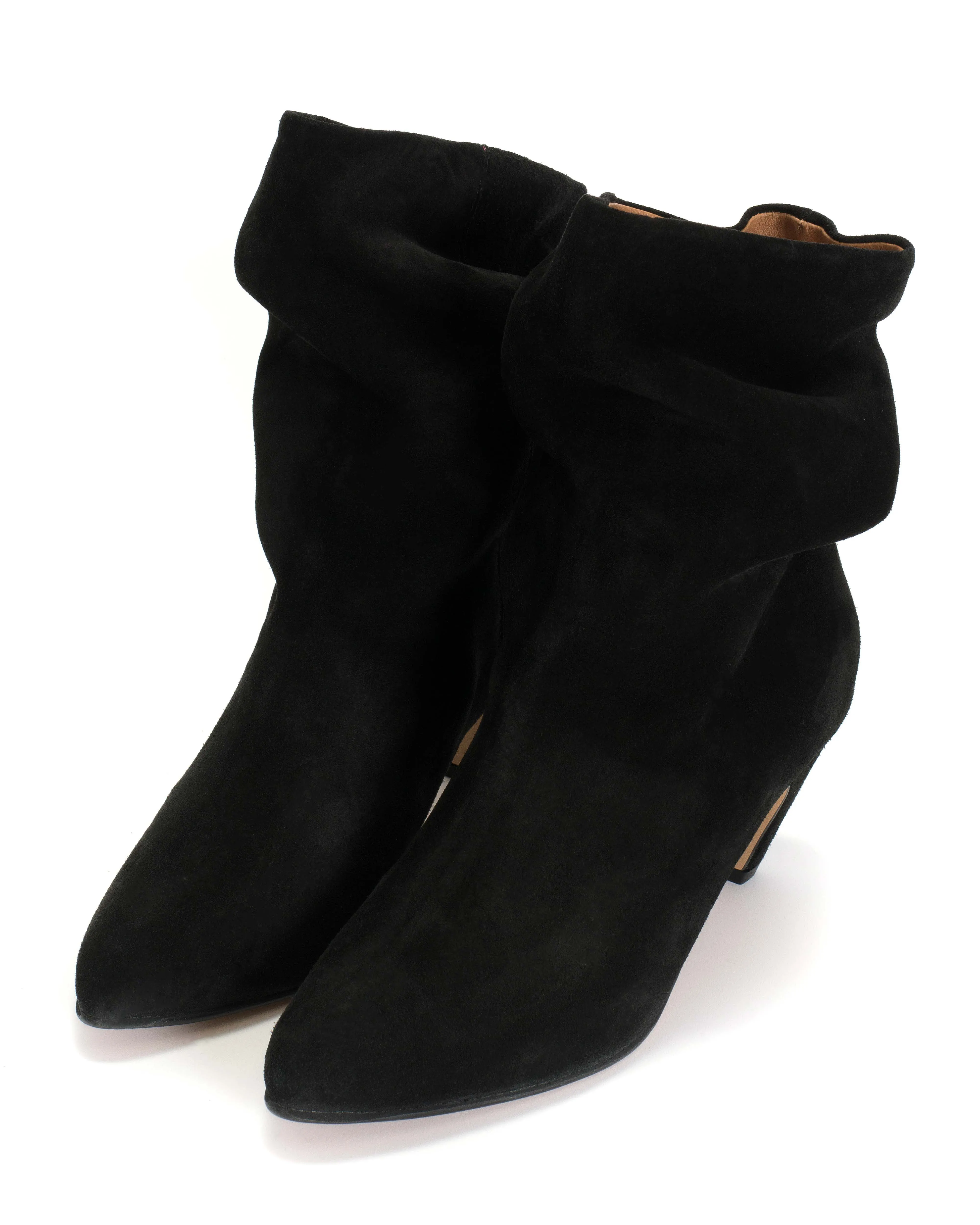 Vully 50 Stiletto Calf suede Black